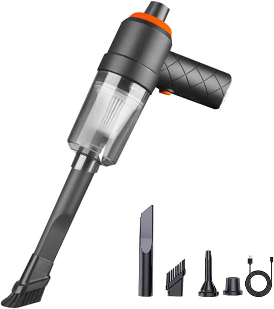 Aspiradora portátil inalámbrica para coche (recargable 30 min)