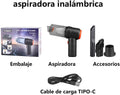 Aspiradora portátil inalámbrica para coche (recargable 30 min)