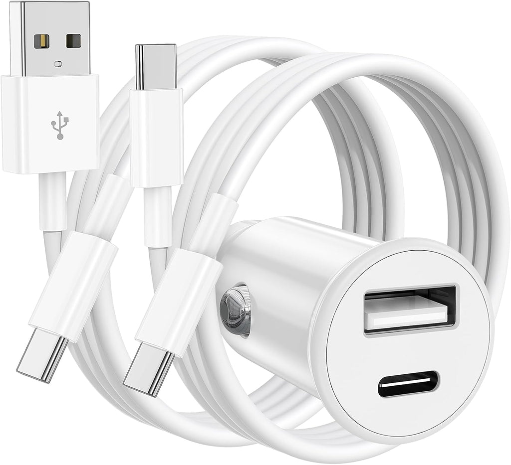 Fast Car Charger Dual USB-C para Choferes de Uber (Carga Rápida 40W)