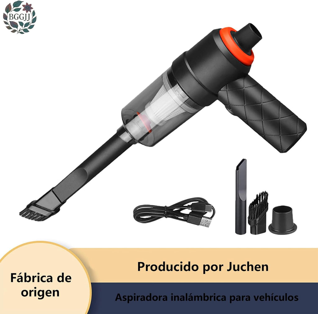 Aspiradora portátil inalámbrica para coche (recargable 30 min)