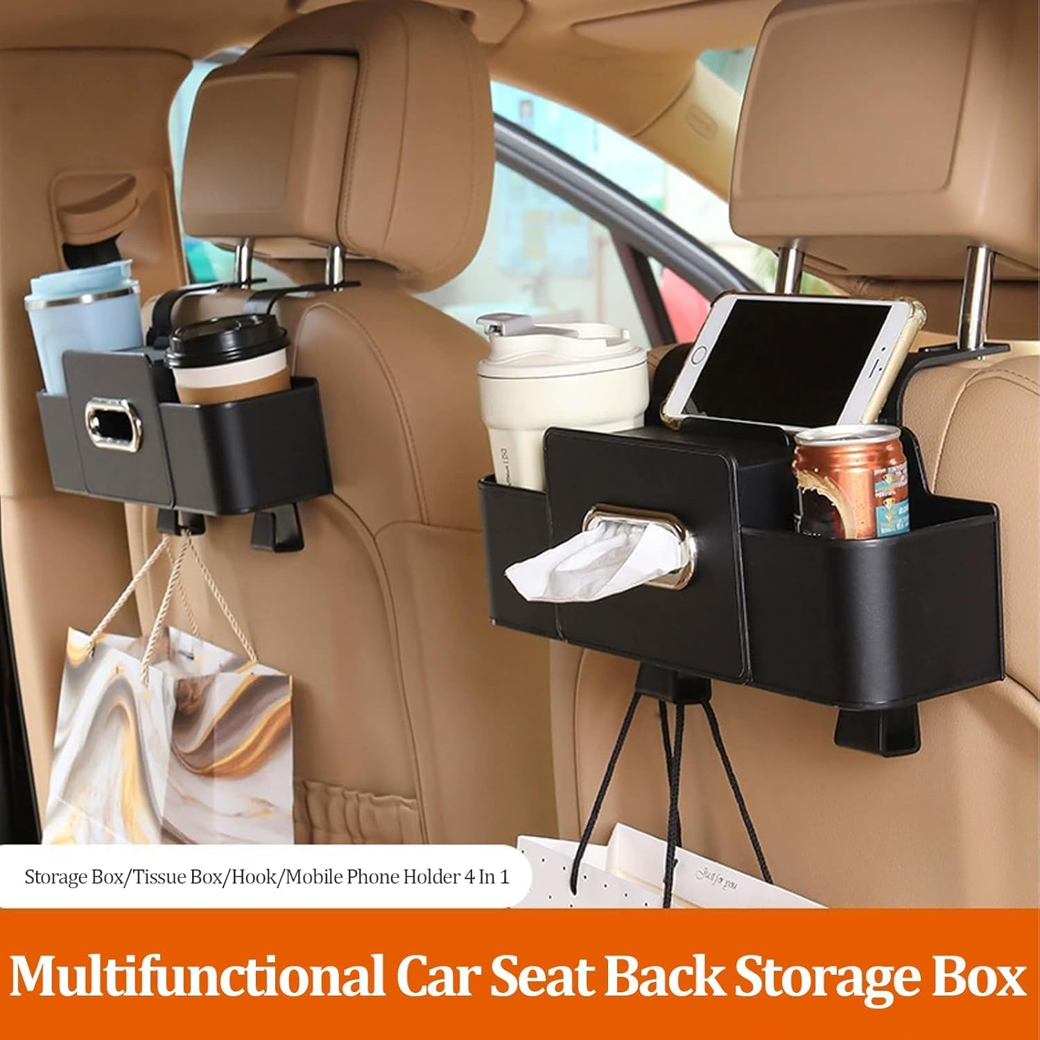 Car Seat Organizer Premium – Organizador de Asiento para Choferes de Uber