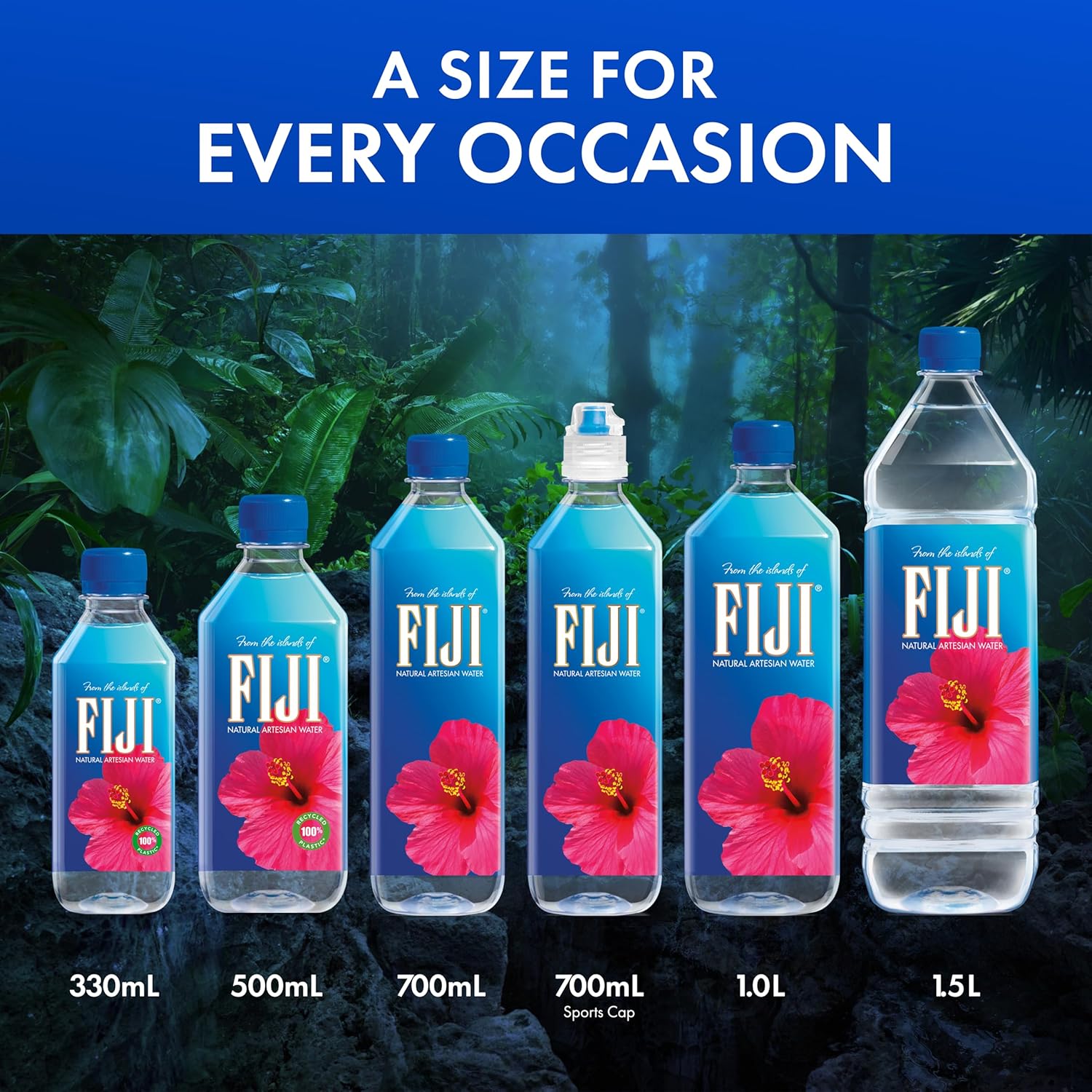 FIJI Natural Artesian Water 330ml Pack 24